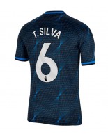 Chelsea Thiago Silva #6 Venkovní Dres 2023-24 Krátký Rukáv